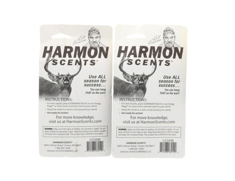 Harmon Scents #CCHDB Deer Hunting Scent Attract Lure Tarsal Gland Buck Hunting ~ 2-Pack