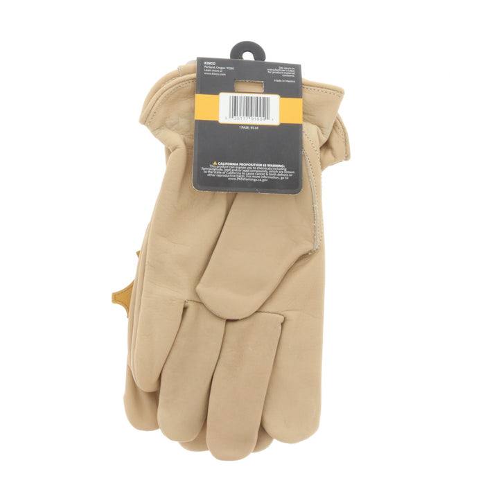 Kinco #91 Cowhide Unlined Drivers Multipurpose Work Gloves Medium ~ 2-Pack