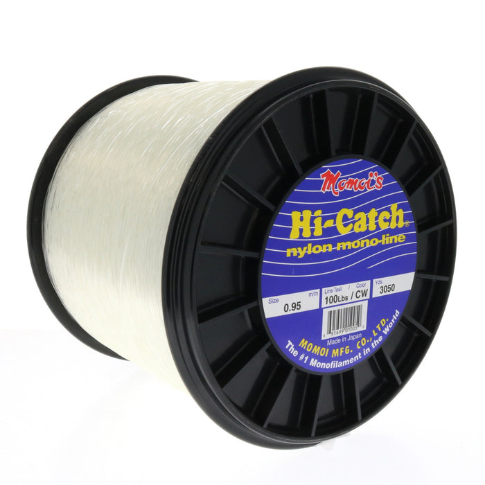 Momoi's Hi-Catch Monofilament Line 5# Spool Clear White 100lb 3050yds