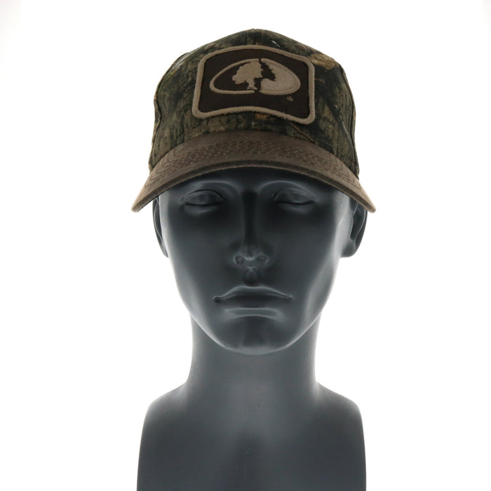 Outdoor Cap Mossy Oak Tree Logo Snap Back Baseball Hat Cap Brown