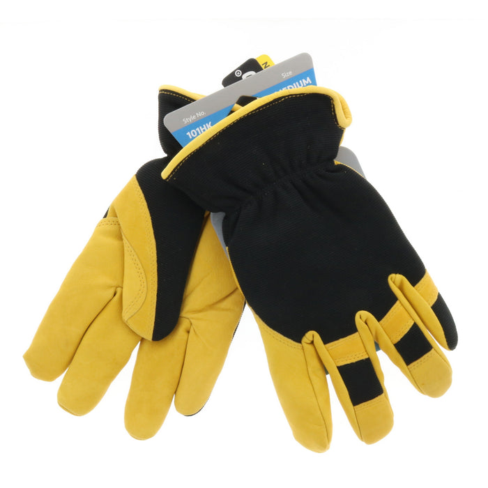 Kinco #101HK Pro Gloves Lined Premium Grain Deerskin & Synthetic Hybrid Medium