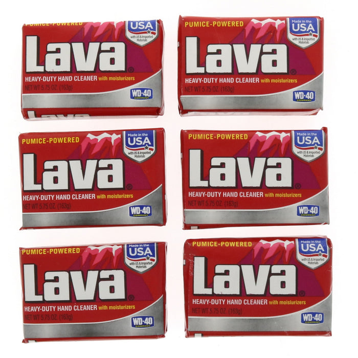 Lava #10185 Bar Soap 5.75 oz ~ 6-pack