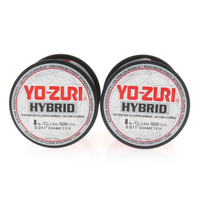 Yo-Zuri #R655-CL Hybrid Fluorocarbon Nylon Fishing Line 8lbs 600yds Clear