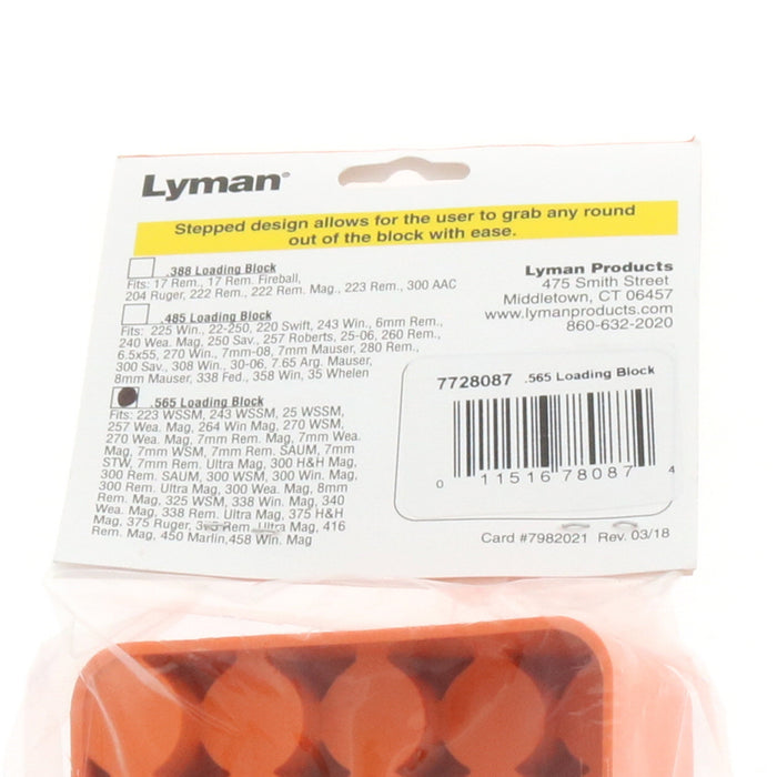 Lyman #7728087 Bleacher Block Stadium Style Loading Block For Rifle Calibers ~ 2-Pack