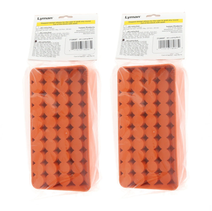 Lyman #7728087 Bleacher Block Stadium Style Loading Block For Rifle Calibers ~ 2-Pack