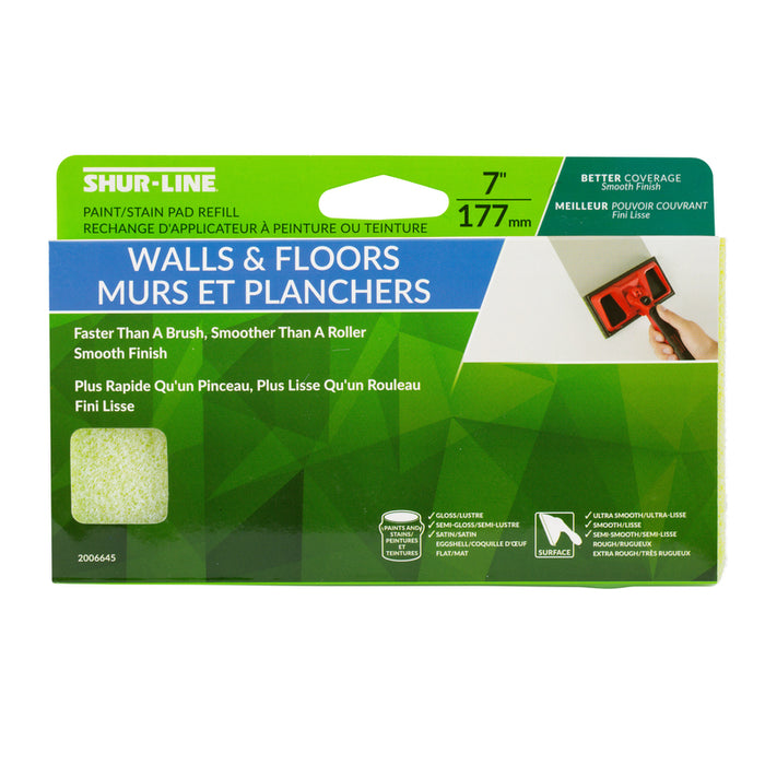 Shur-Line Refill 7 in. Wide Paint Pad For Flat Surfaces