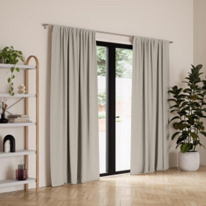 Umbra #1017283-354 Twilight Linen Blackout Curtains 52 in. W X 63 in. L