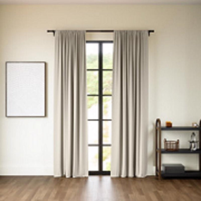 Umbra #1017283-354 Twilight Linen Blackout Curtains 52 in. W X 63 in. L