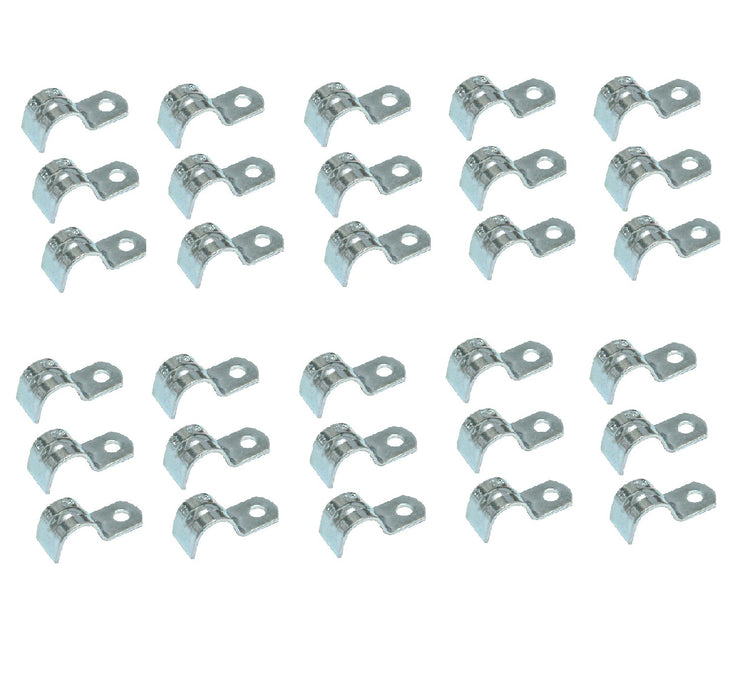 Sigma Engineered Solutions #47919 3/8" D Zinc-Plated Steel 1 Hole Strap ~ 10-Pack ~ 30 Hole Straps Total