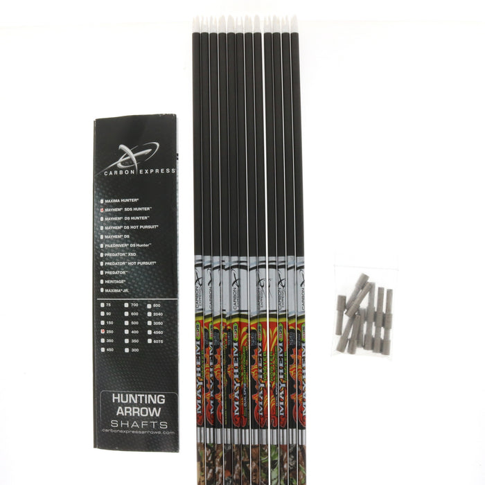 Carbon Express #50981 Mayhem SDS Hunter 250 Shafts 12PK