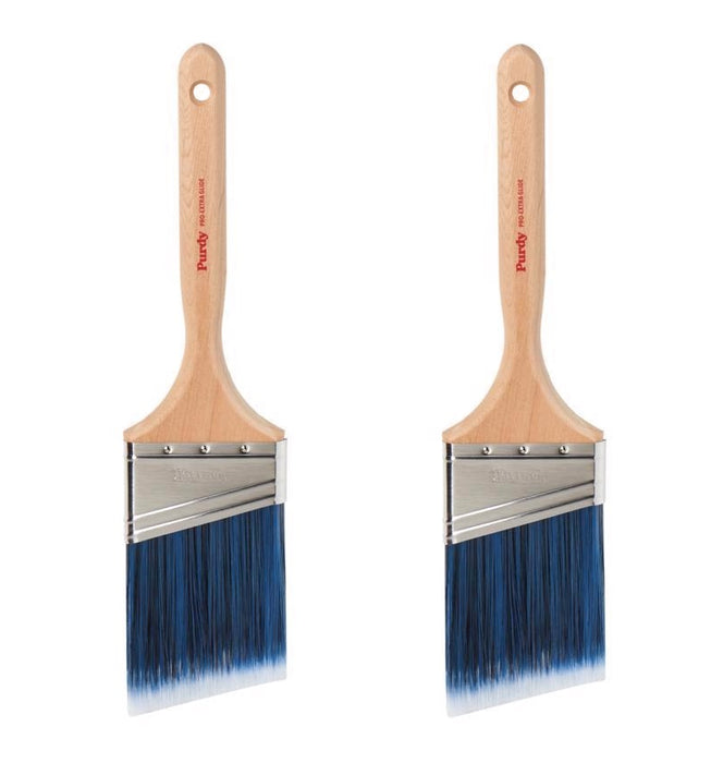 Purdy #144152730 Pro-Extra Glide 3" Stiff Angle Trim Paint Brush ~ 2-Pack