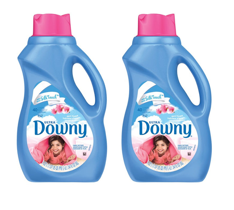 Downy Ultra April Fresh Scent Fabric Softener Liquid ~ 2-Pack ~ 68 oz Total