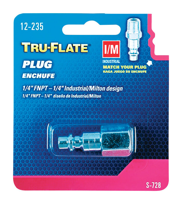 Tru-Flate #TRFL12235 Steel Air Plug 1/4 in. Female ~ 5-Pack