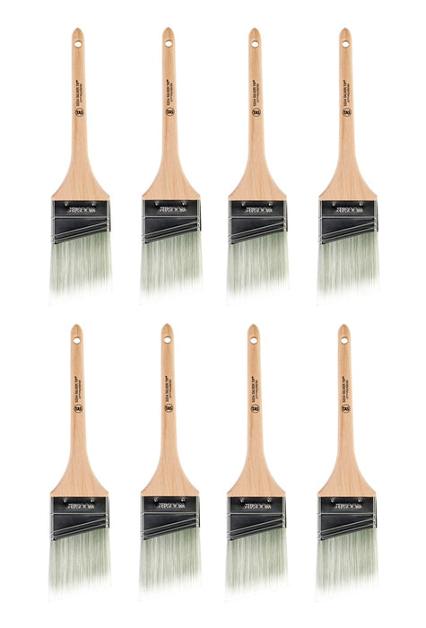 Wooster #5224-2 1/2 Silver Tip 2-1/2 in. Soft Thin Angle Paint Brush ~ 8-Pack