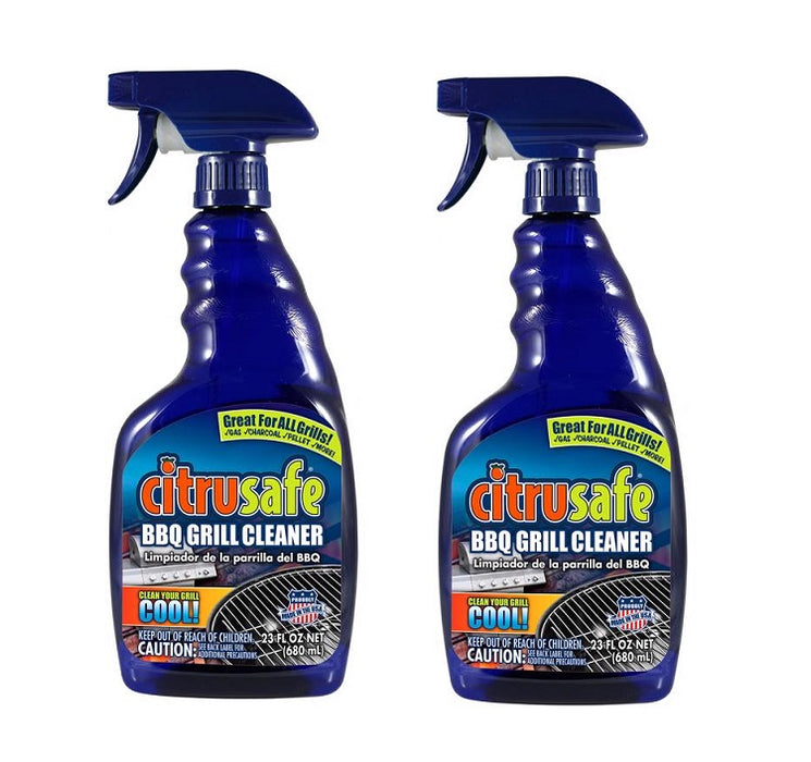 CitruSafe #3100002 Lemon Scent BBQ Grill Cleaner Liquid ~ 2-Pack ~ 46 oz Total