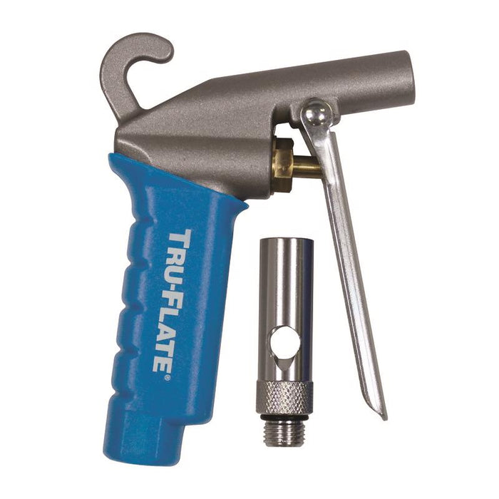 Tru-Flate #TRFL18607 HI FLO Aluminum Air Blow Gun Kit 1/4 in. FNPT 90 psi 2 pc