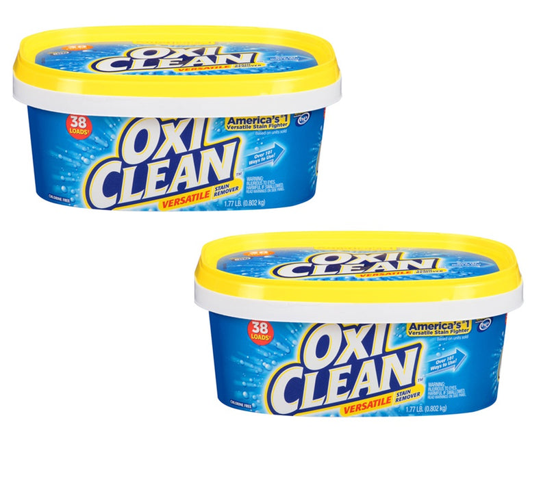 OxiClean #95086 Unscented Stain Remover & Whitening Powder ~ 2-Pack