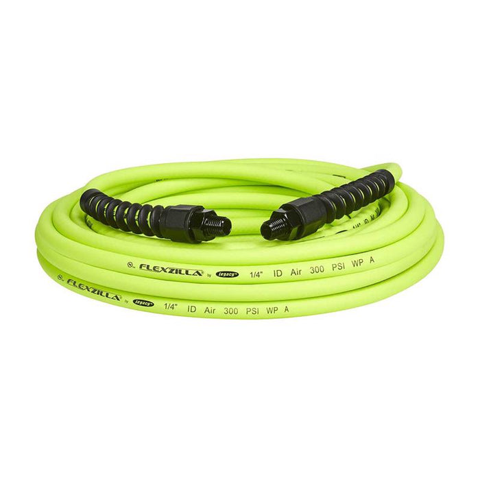 Flexzilla Pro #HFZP1425YW2 25 ft. L X 1/4 in. D Hybrid Polymer Air Hose 300 PSI