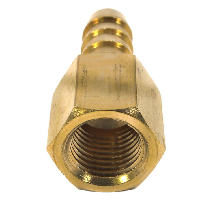 Forney #1892587 Brass Air Hose End 1/4 in. Hose Barb X 3/8 in. Female ~ 2-Pack