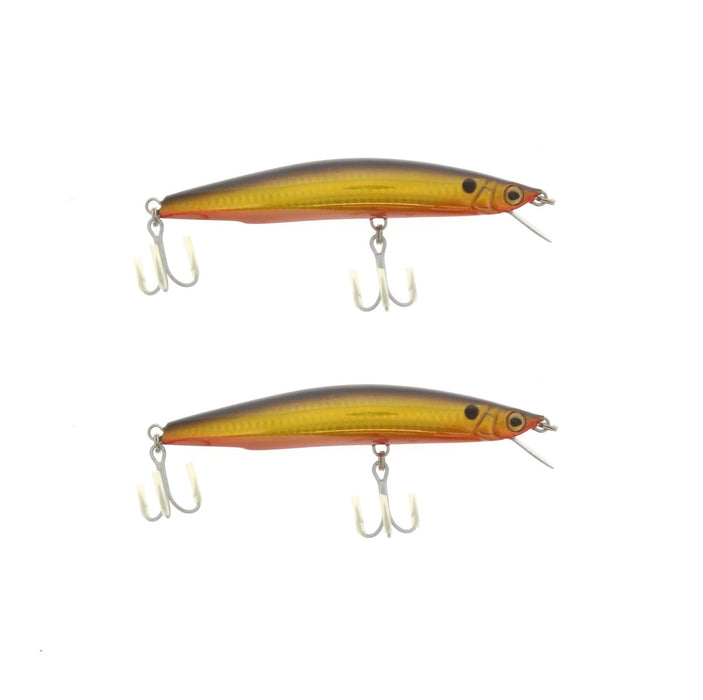 Braid #413-35 6" Tantrum Minnow 145 Lure Gold/Black ~ 2-Pack