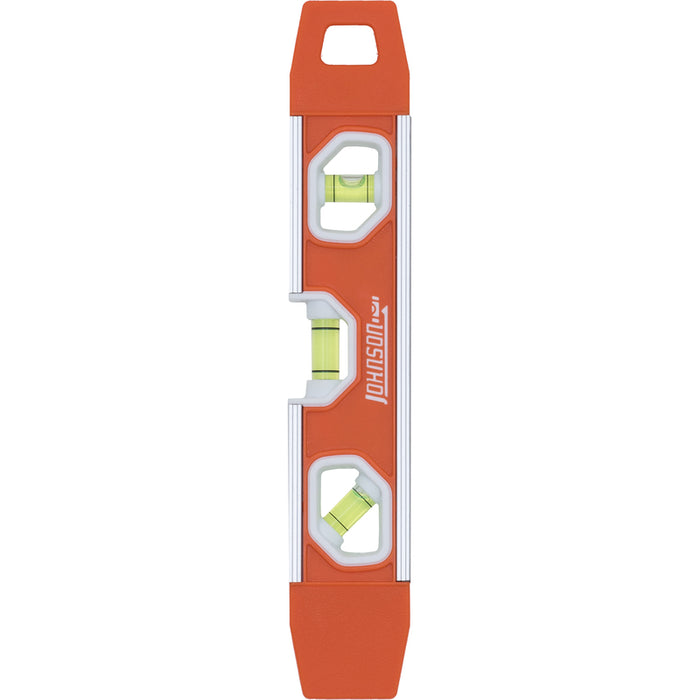 Johnson 9 #1412-0900 in. Aluminum Magnetic Torpedo Level 3 vial ~ 2-Pack