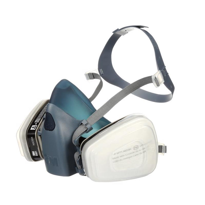 3M P95 Half Face Respirator Valved Blue L 1 pc