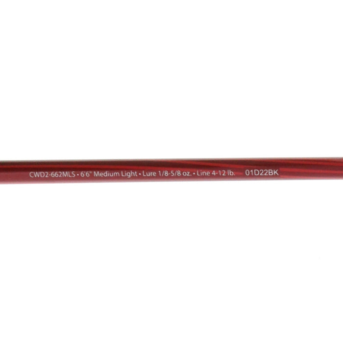 Berkley #CWD2-662MLS 6'6" Cherrywood Medium Light Spinning Rod 2pc