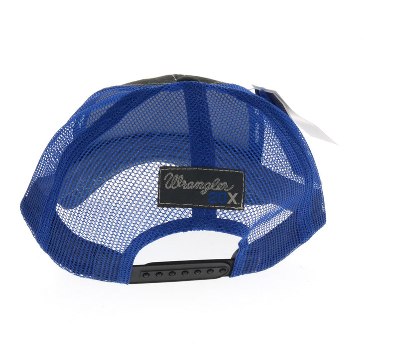 Wrangler #W13089747TB000 Steer Logo Embroidery Baseball Cap Black & Blue