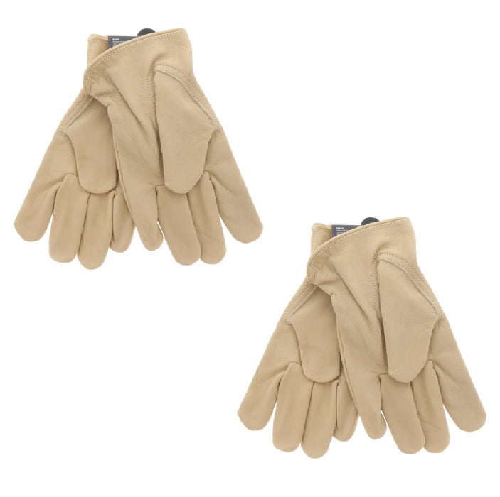 Kinco #91 Cowhide Unlined Drivers Multipurpose Work Gloves Medium ~ 2-Pack