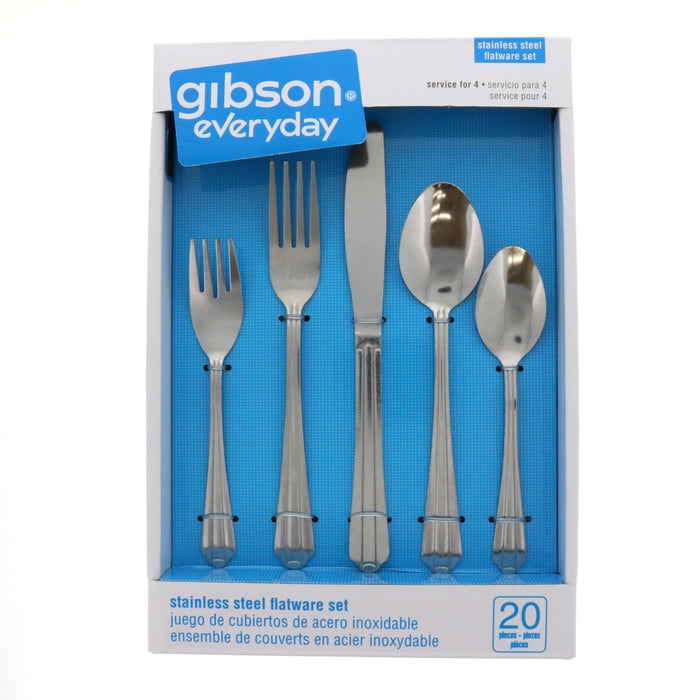 Gibson Everyday #80057.20 Stainless Steel Flatware Set