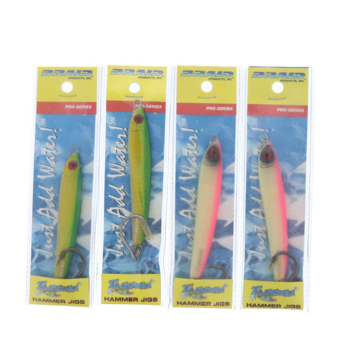 Braid Tantrum Hammer Jigs 2 oz ~ 4-Pack