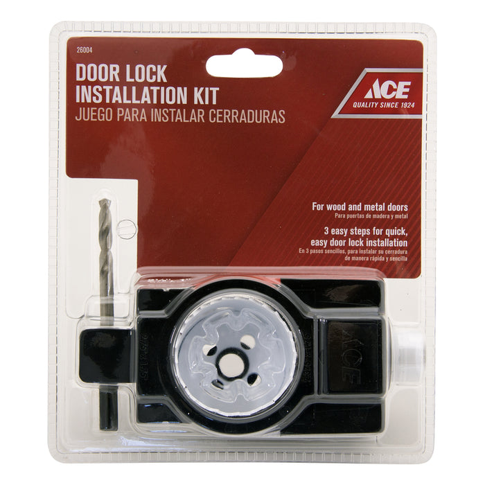 Ace Hardware #26004A Bi-Metal Door Lock Installation Kit