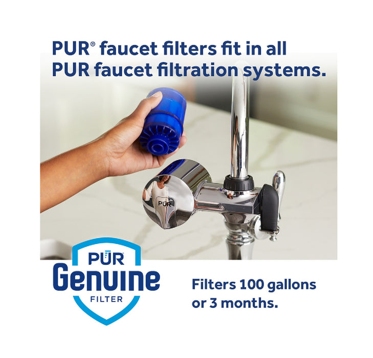 PUR #RF99991V2 Advanced MineralClear Faucet Replacement Water Filter For PUR ~ 2-Pack