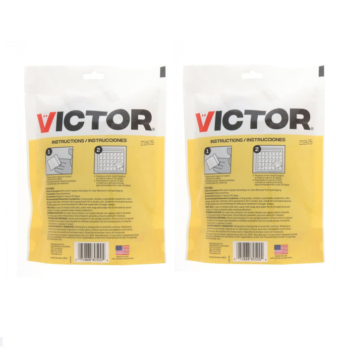 Victor #M805 10ct Rodent Mice Mouse Repellent Pouches ~ 2-Pack ~ 10 Bags Total