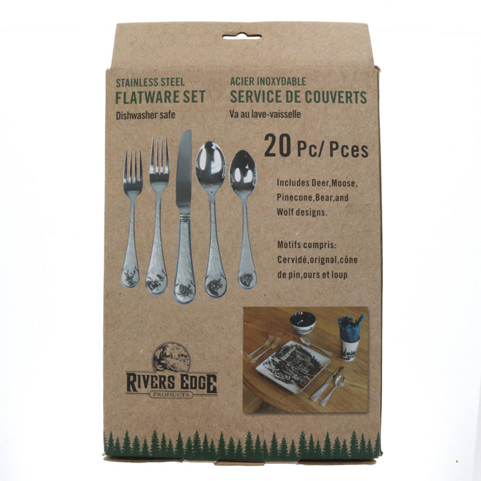 Rivers Edge #1928 Stainless Steel Flatware Set