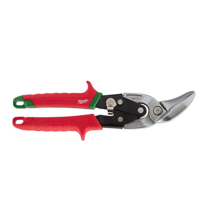 Milwaukee #48-22-4523 10 in. Forged Alloy Steel Offset Aviation Snips Set 22 Ga. 2 pk