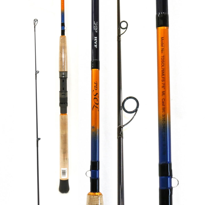 Daiwa #TDSOL76MLFS TD Sol 7'6" Medium Light Spinning Rod