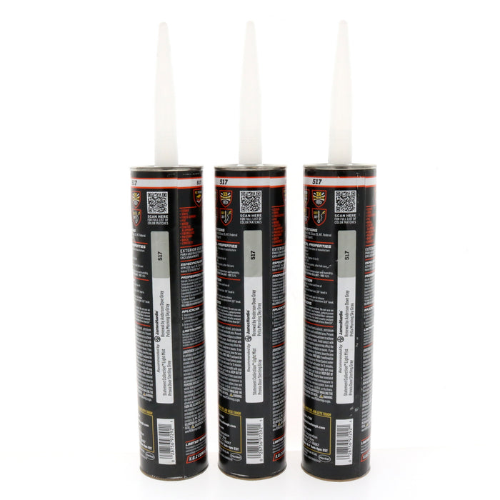 OSI Quad Gray Elastomeric Polymers Door/Siding/ Window Sealant 10 oz ~ 3-Pack