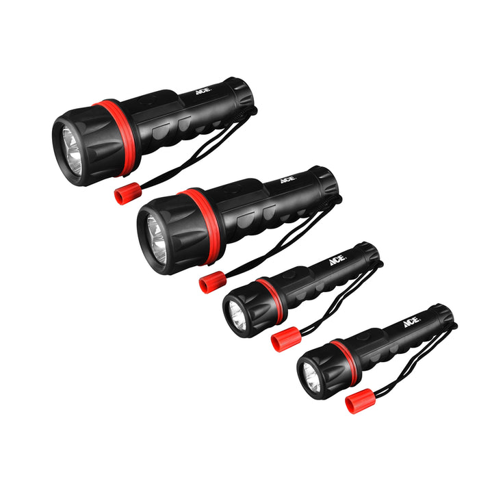 Ace Hardware #XS-AS502/03A 25 Lumens LED Flashlight Set ~ Pack of 4