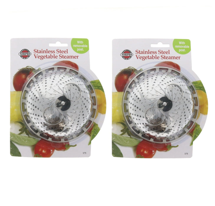 Norpro #175 Stainless Steel Vegetable Steamer ~ 2-Pack