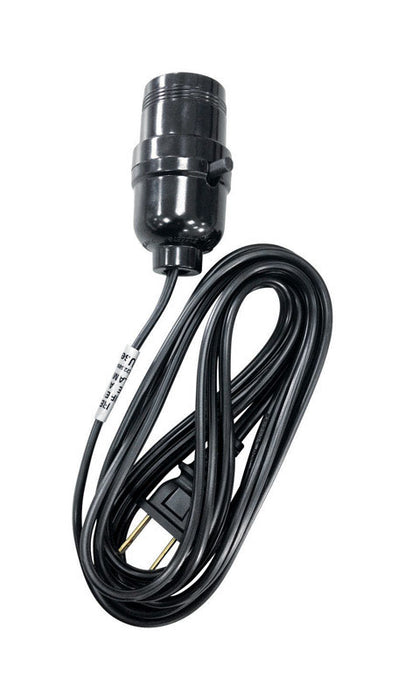 Ace #1CB-006-009FBR Indoor 9 ft. L Black Extension Cord w/Socket 18/2 SPT-2 ~ 2-Pack