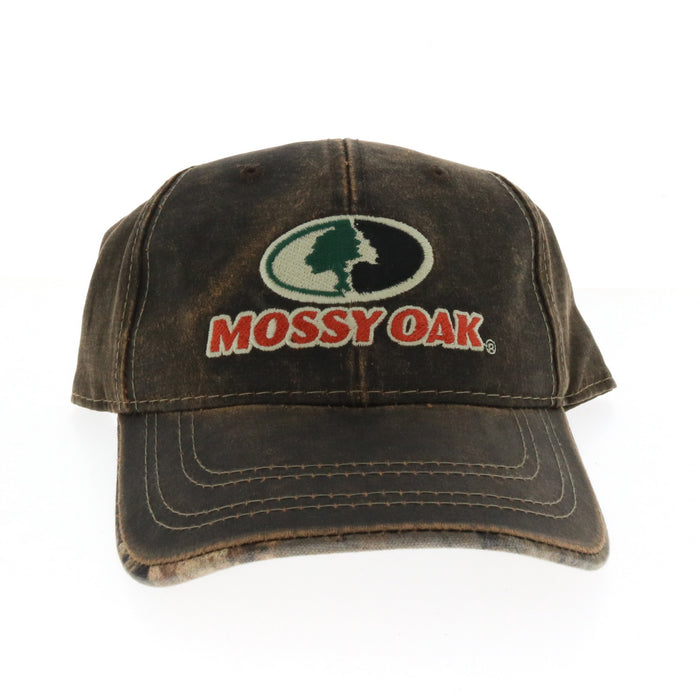 Signatures Mossy Oak Logo Baseball Ball Cap Hat Adjustable Brown