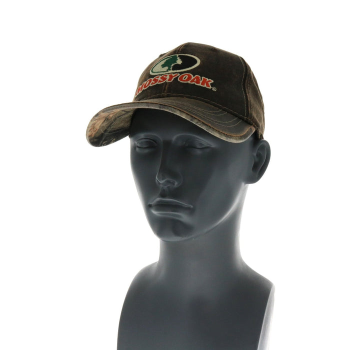 Signatures Mossy Oak Logo Baseball Ball Cap Hat Adjustable Brown