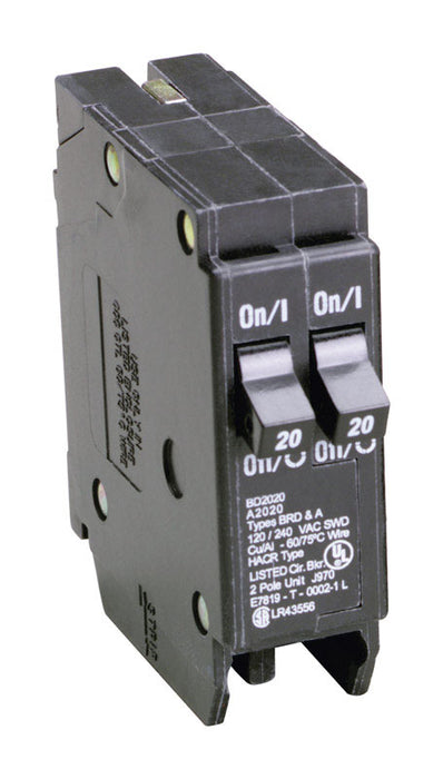 Eaton Cutler-Hammer 20/20 amps Tandem 2-Pole Circuit Breaker