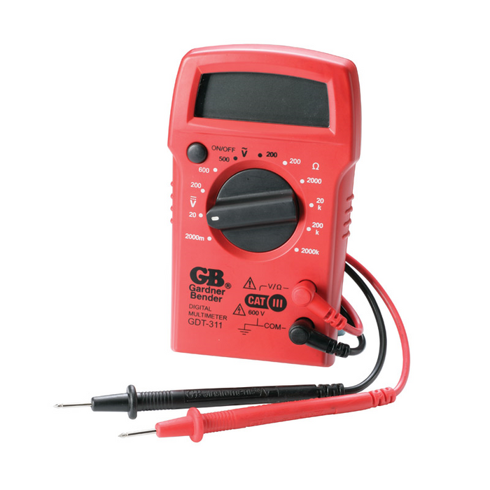 Gardner Bender #GDT-311 500/600 V Digital Multimeter