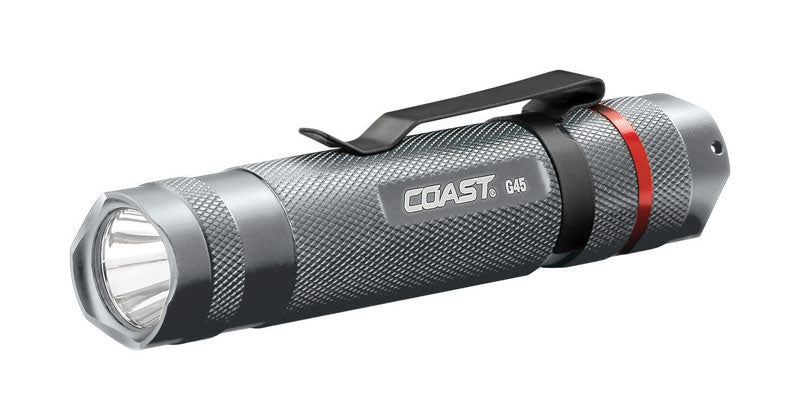 Coast #TT7345SCP G45 LED 385 Lumens Aluminum Spot Beam Flashlight