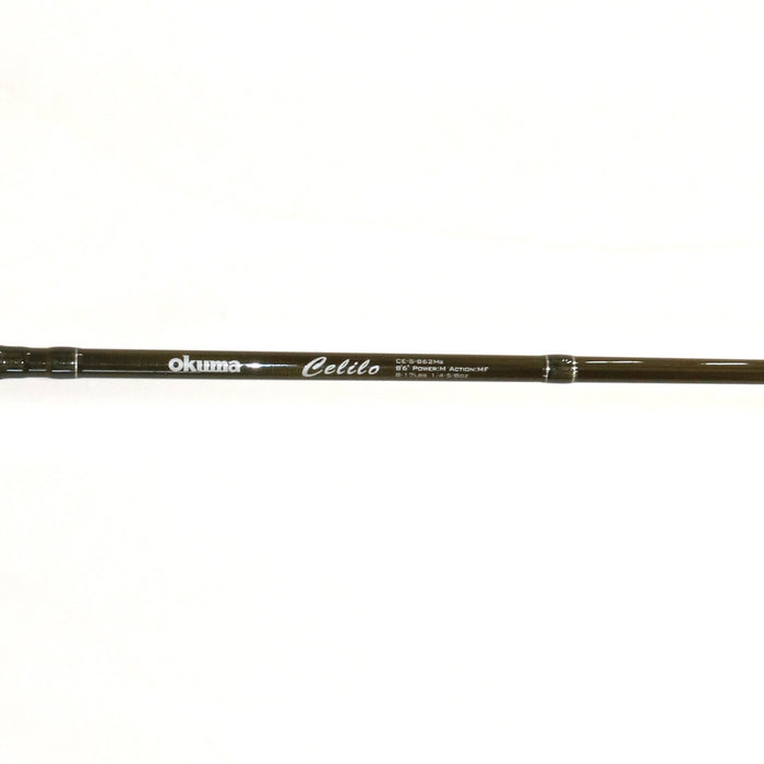 Okuma #CE-S-862Ma Celilo 8'6" Medium Spinning Rod 2PC Salmon/Steelhead