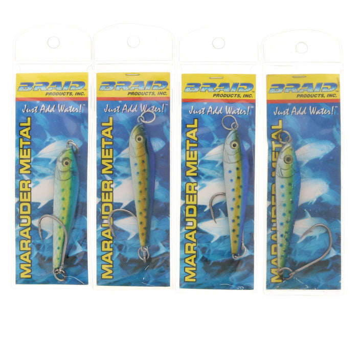 Braid #863-40 Marauder Metal Jig 2 oz ~ 4-Pack