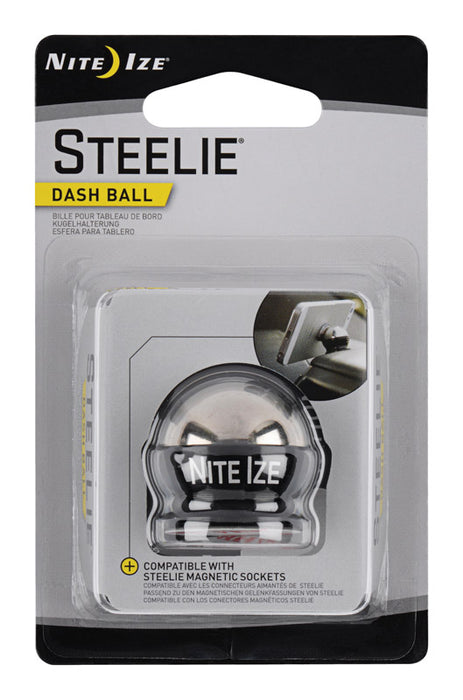 Nite Ize Steelie Black/Silver Cell Phone Car Mount For All Mobile Devices