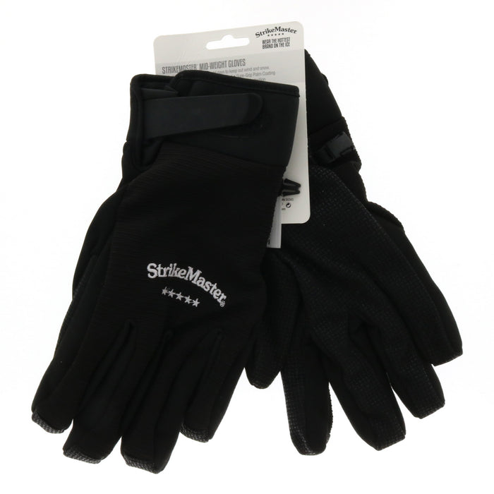 Strike Master #SG02-XL Mid-Weight Gloves Black XL